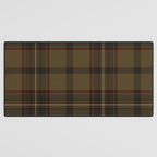 Brown Tartan Plaid Pattern Desk Mat Gallery Image 3
