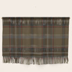 Brown Tartan Plaid Pattern Wall Hanging Gallery Image 1