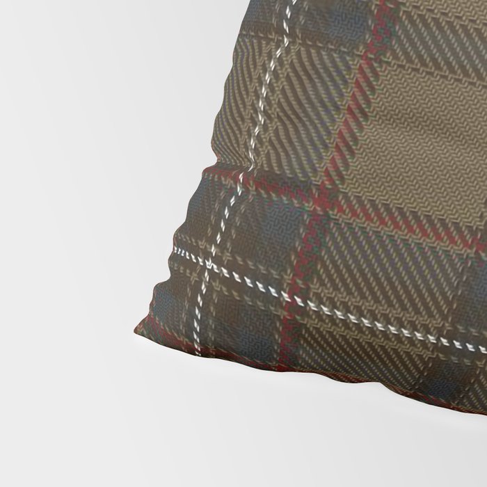Brown Tartan Plaid Pattern Pillow Sham Gallery Image 4