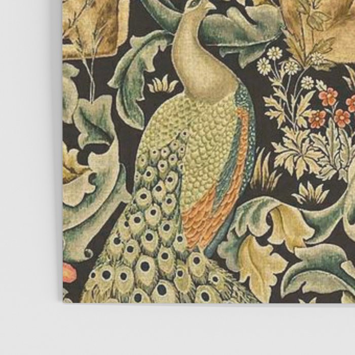William Morris Teal Forest,peacock,birds Poster Gallery Image 3