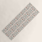 English Cottage Dusty Pink Posy Yoga Mat Gallery Image 1