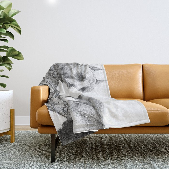 The Tattooist Throw Blanket Gallery Image 1