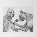 The Tattooist Throw Blanket Gallery Image 2