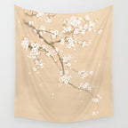Spring Ume Flower / korean painting / chinoiserie Wall Tapestry Gallery Image 4