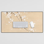 Spring Ume Flower / korean painting / chinoiserie Desk Mat Gallery Image 1