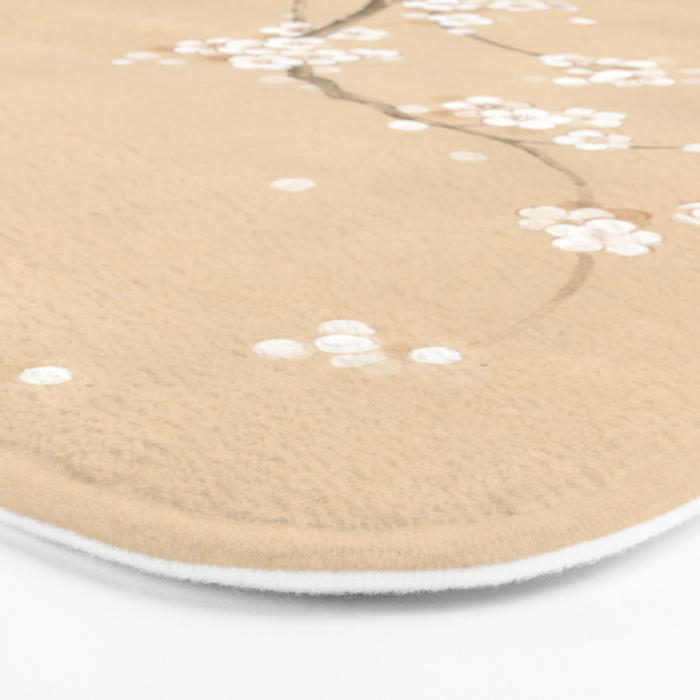 Spring Ume Flower / korean painting / chinoiserie Bath Mat Gallery Image 3