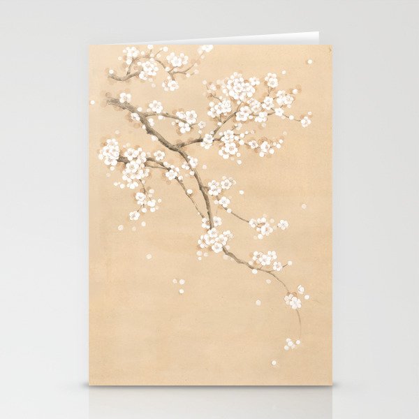 Spring Ume Flower / korean painting / chinoiserie Stationery Card Gallery Image 2