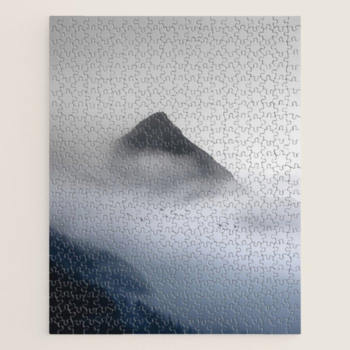 Still Summit - Birds Over Foggy Ridge Jigsaw Puzzle Gallery Image 1