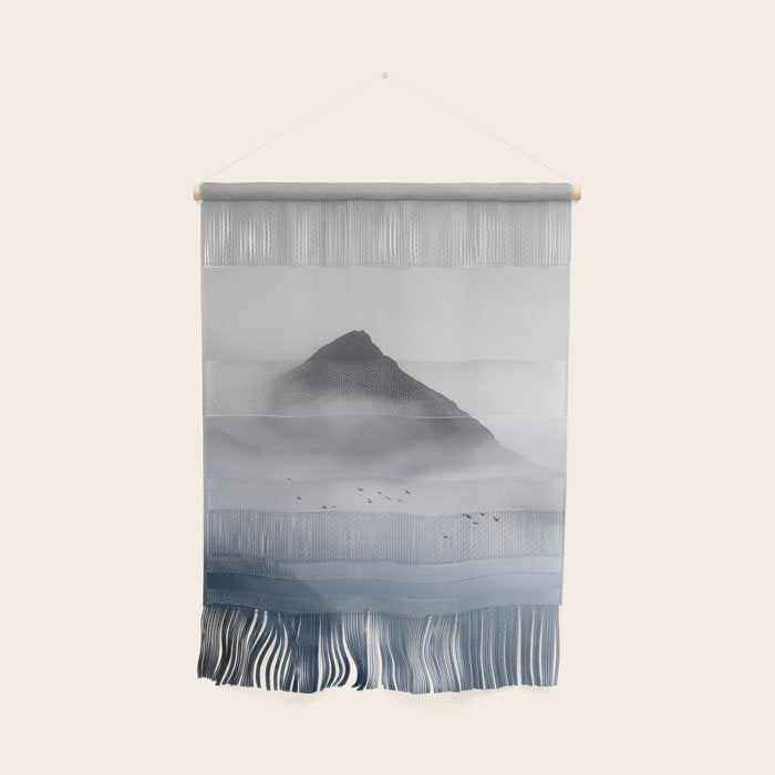 Still Summit - Birds Over Foggy Ridge Wall Hanging Gallery Image 1