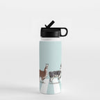 Llama The Abbey Road #1 Water Bottle Gallery Image 1