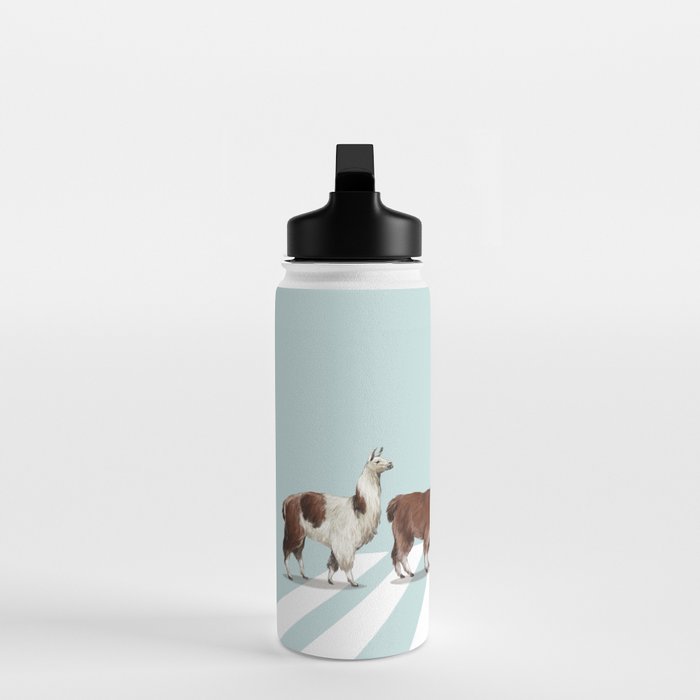 Llama The Abbey Road #1 Water Bottle Gallery Image 3