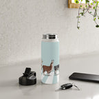 Llama The Abbey Road #1 Water Bottle Gallery Image 4