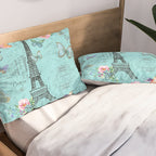Paris - my blue love Pillow Sham Gallery Image 2