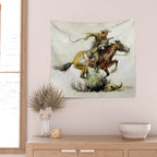 âWinchester Horse and Riderâ by Philip R Goodwin Wall Tapestry Gallery Image 2