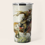 âWinchester Horse and Riderâ by Philip R Goodwin Travel Mug Gallery Image 1