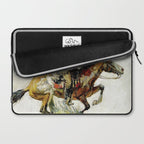 âWinchester Horse and Riderâ by Philip R Goodwin Laptop Sleeve Gallery Image 2