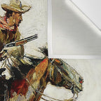 âWinchester Horse and Riderâ by Philip R Goodwin Wall Tapestry Gallery Image 3