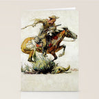 âWinchester Horse and Riderâ by Philip R Goodwin Stationery Card Gallery Image 2