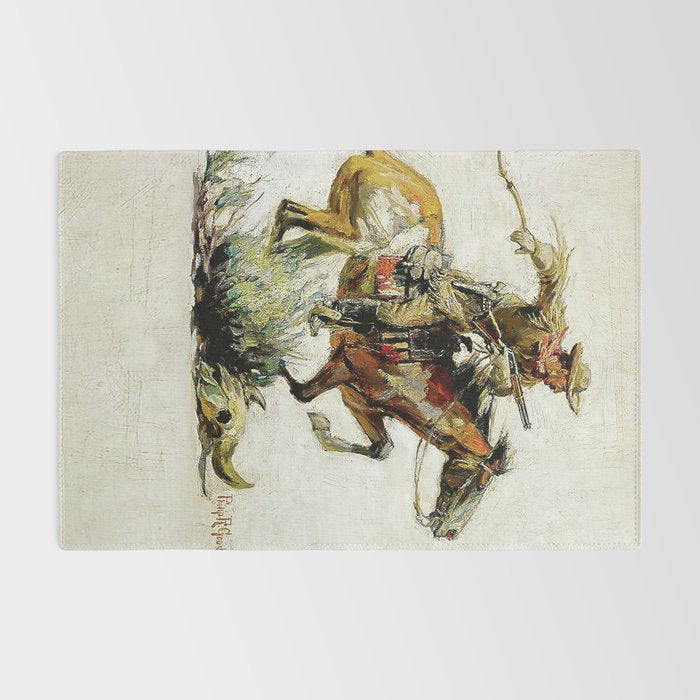 âWinchester Horse and Riderâ by Philip R Goodwin Rug Gallery Image 2
