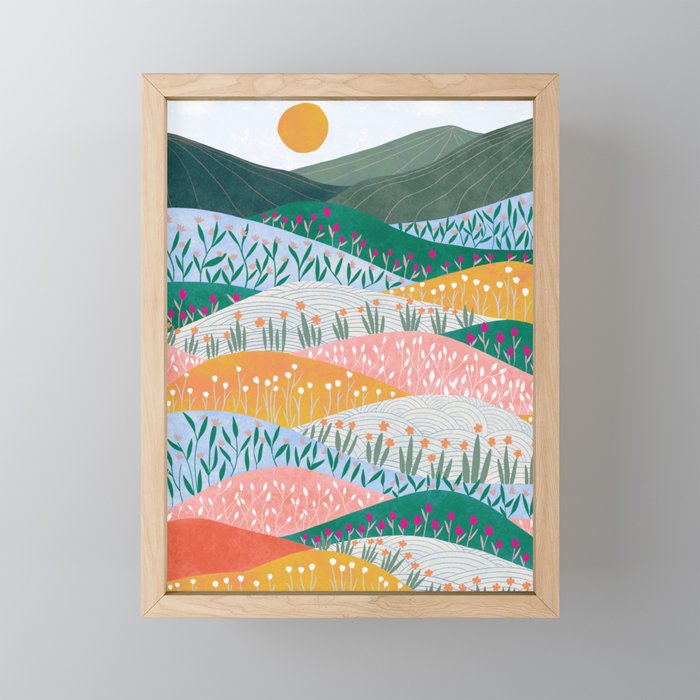 Spring Mountains Mini Art Print Gallery Image 1
