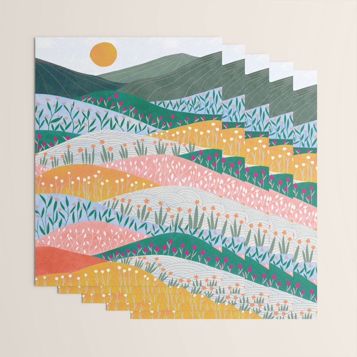 Spring Mountains Wrapping Paper Gallery Image 3