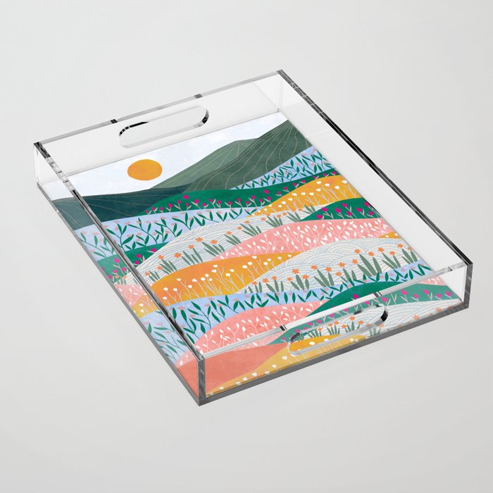 Spring Mountains Acrylic Tray Gallery Image 1