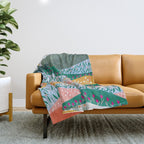 Spring Mountains Throw Blanket Gallery Image 1