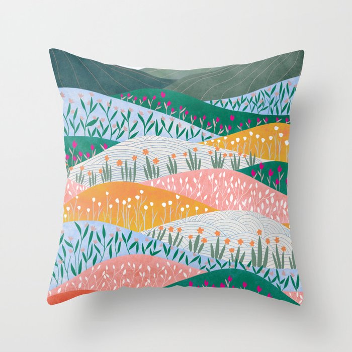 Spring Mountains Throw Pillow Gallery Image 6