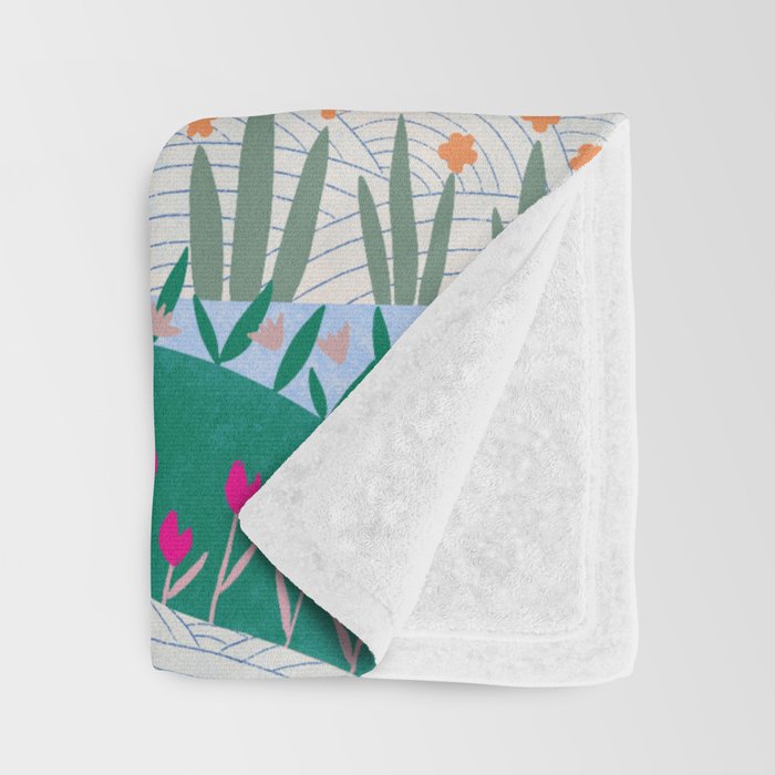 Spring Mountains Throw Blanket Gallery Image 3