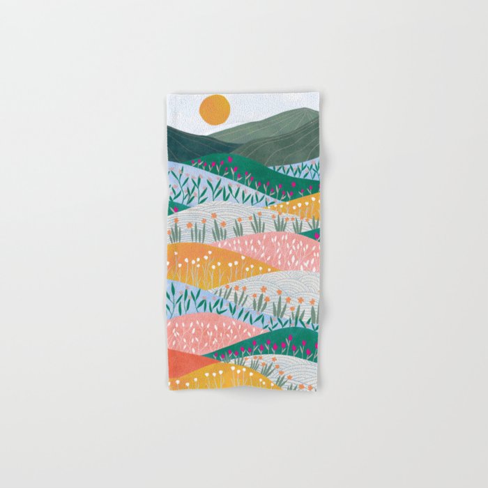 Spring Mountains Bath Towel Gallery Image 1