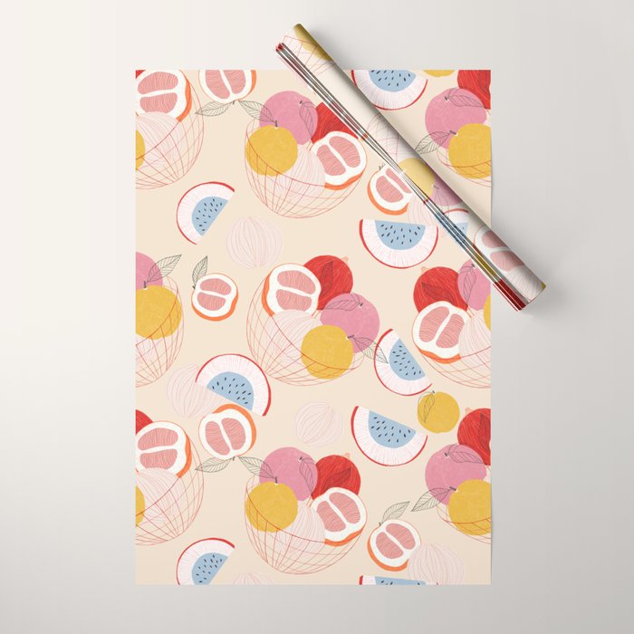 Tokyo japan fruit collection I Wrapping Paper Gallery Image 1
