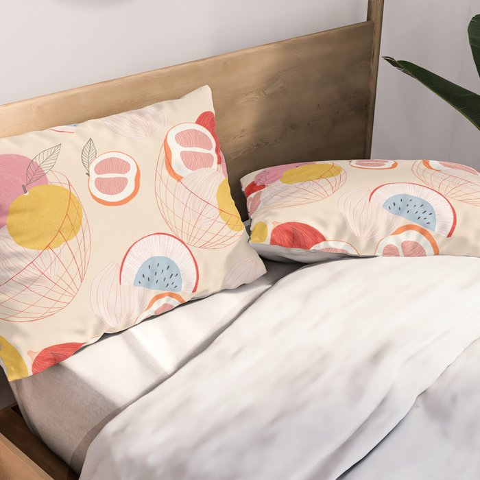 Tokyo japan fruit collection I Pillow Sham Gallery Image 2