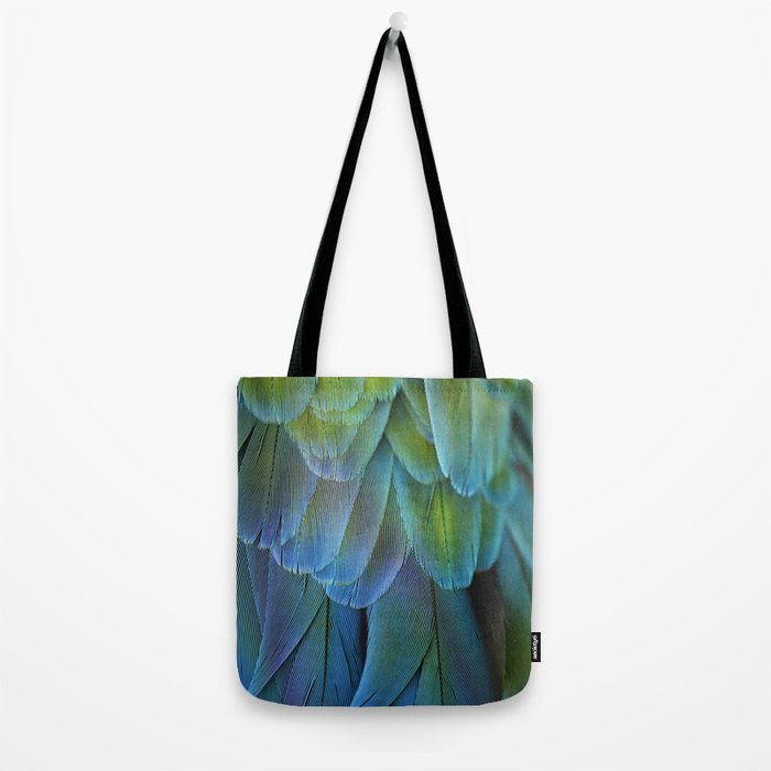 Blue Feathers #2 - Modern Photograph Tote Bag Gallery Image 2