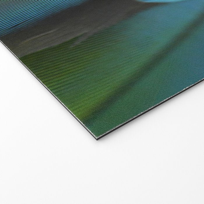 Blue Feathers #2 - Modern Photograph Welcome Mat Gallery Image 2