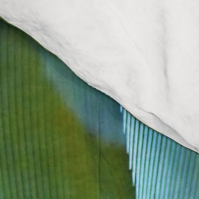 Blue Feathers #2 - Modern Photograph Comforter Gallery Image 4