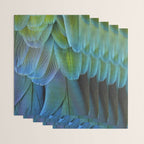 Blue Feathers #2 - Modern Photograph Wrapping Paper Gallery Image 3