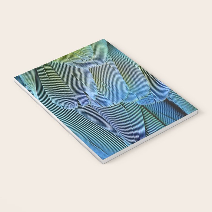 Blue Feathers #2 - Modern Photograph Notebook Gallery Image 3