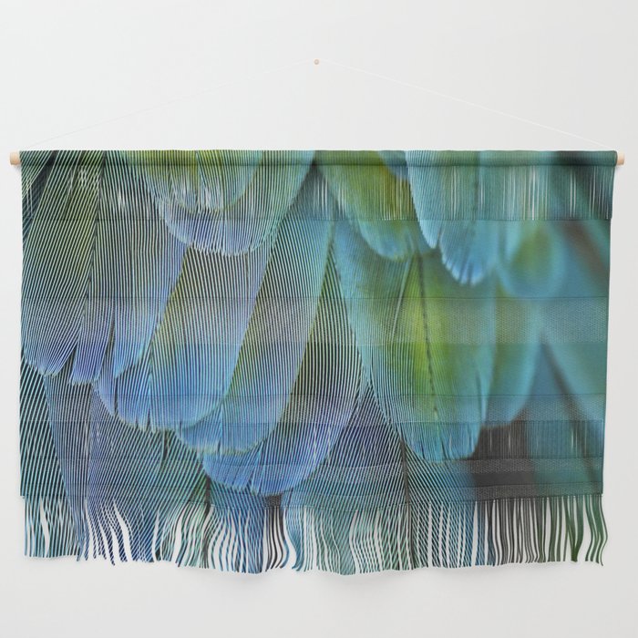 Blue Feathers #2 - Modern Photograph Wall Hanging Gallery Image 1