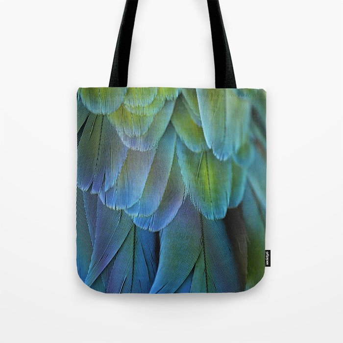 Blue Feathers #2 - Modern Photograph Tote Bag Gallery Image 1