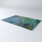 Blue Feathers #2 - Modern Photograph Rug Gallery Image 3