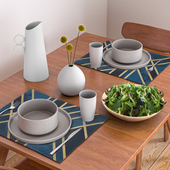 Art Deco Midnight Placemat Gallery Image 2