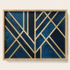 Art Deco Midnight Serving Tray Gallery Image 1