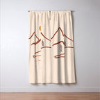 Mountain Minimal Window Curtain Gallery Image 3