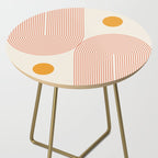 Abstraction_SUN_DOUBLE_LINE_POP_ART_Minimalism_001C Side Table Gallery Image 2