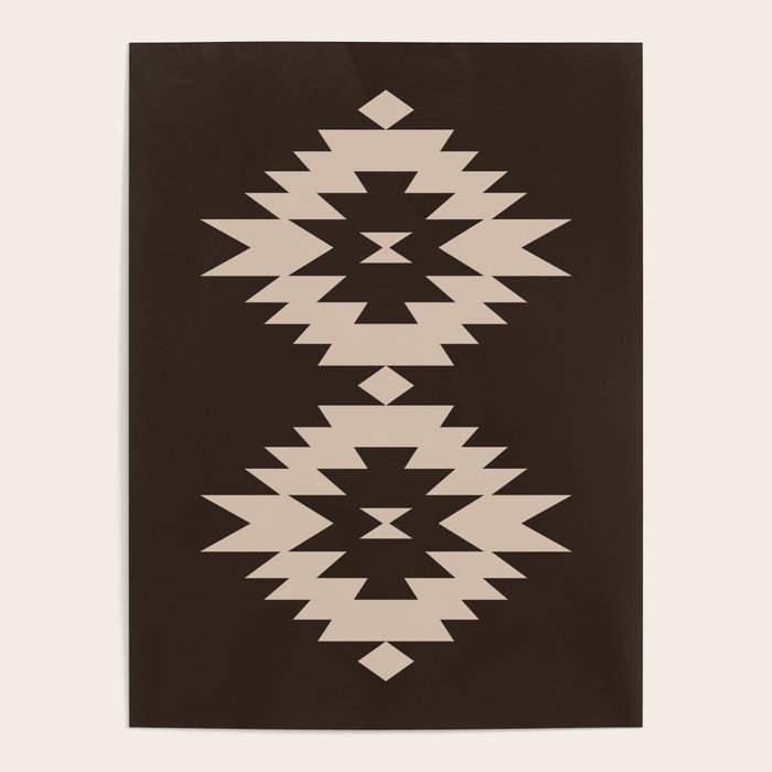 Southwestern Minimalism XXV - Mocha Brown Poster Gallery Image 4