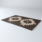 Southwestern Minimalism XXV - Mocha Brown Rug Gallery Image 3