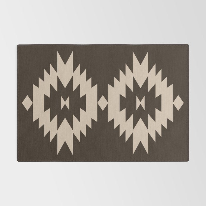 Southwestern Minimalism XXV - Mocha Brown Rug Gallery Image 2