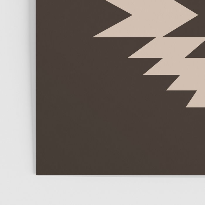 Southwestern Minimalism XXV - Mocha Brown Poster Gallery Image 3