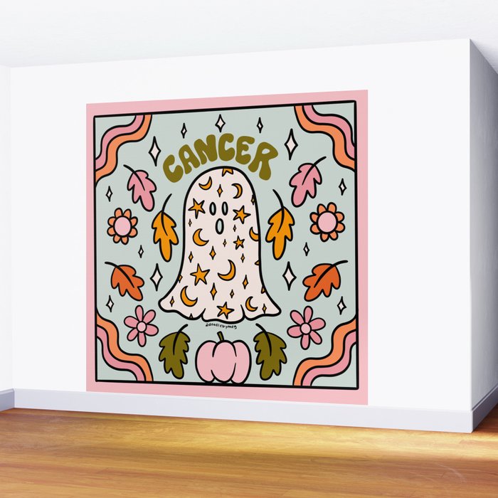 Cancer Ghost Wall Mural Gallery Image 2