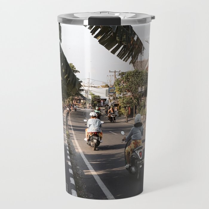 Tropical Road On Bali Island Art Print | Summer Holiday Photo | Digital Indonesia Travel Photography Travel Mug Gallery Image 1